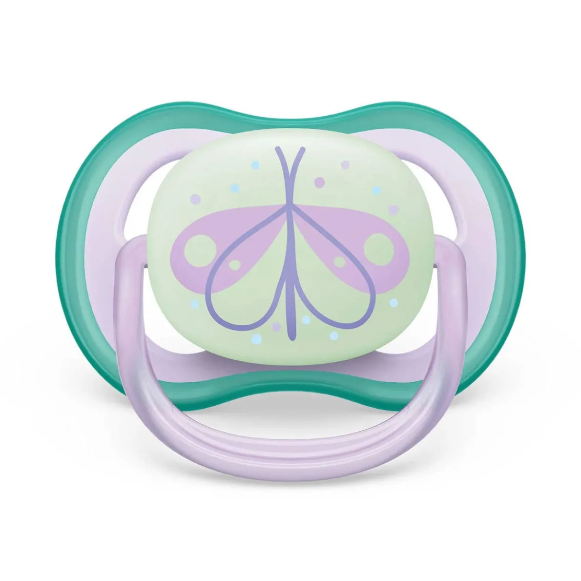 Ultra Air Night Pacifier 0-6M (2 Pack)