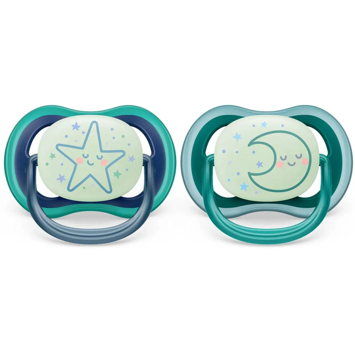 Ultra Air Night Pacifier 6-18M (2 Pack)