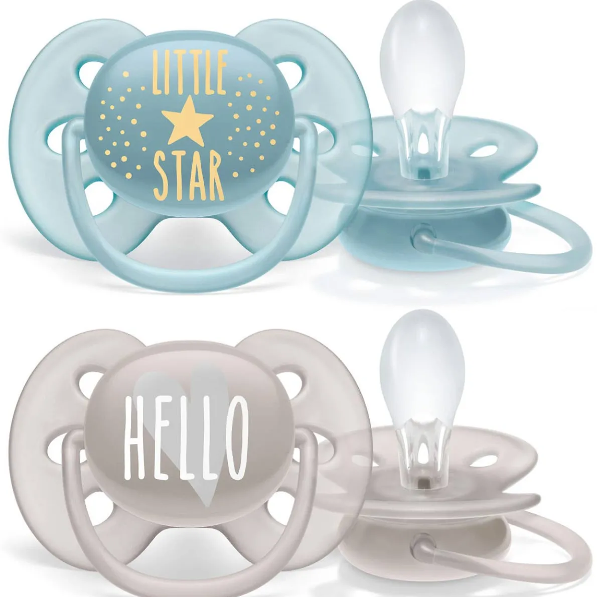 Ultra Soft Pacifier Decos 6-18M (2 Pack)