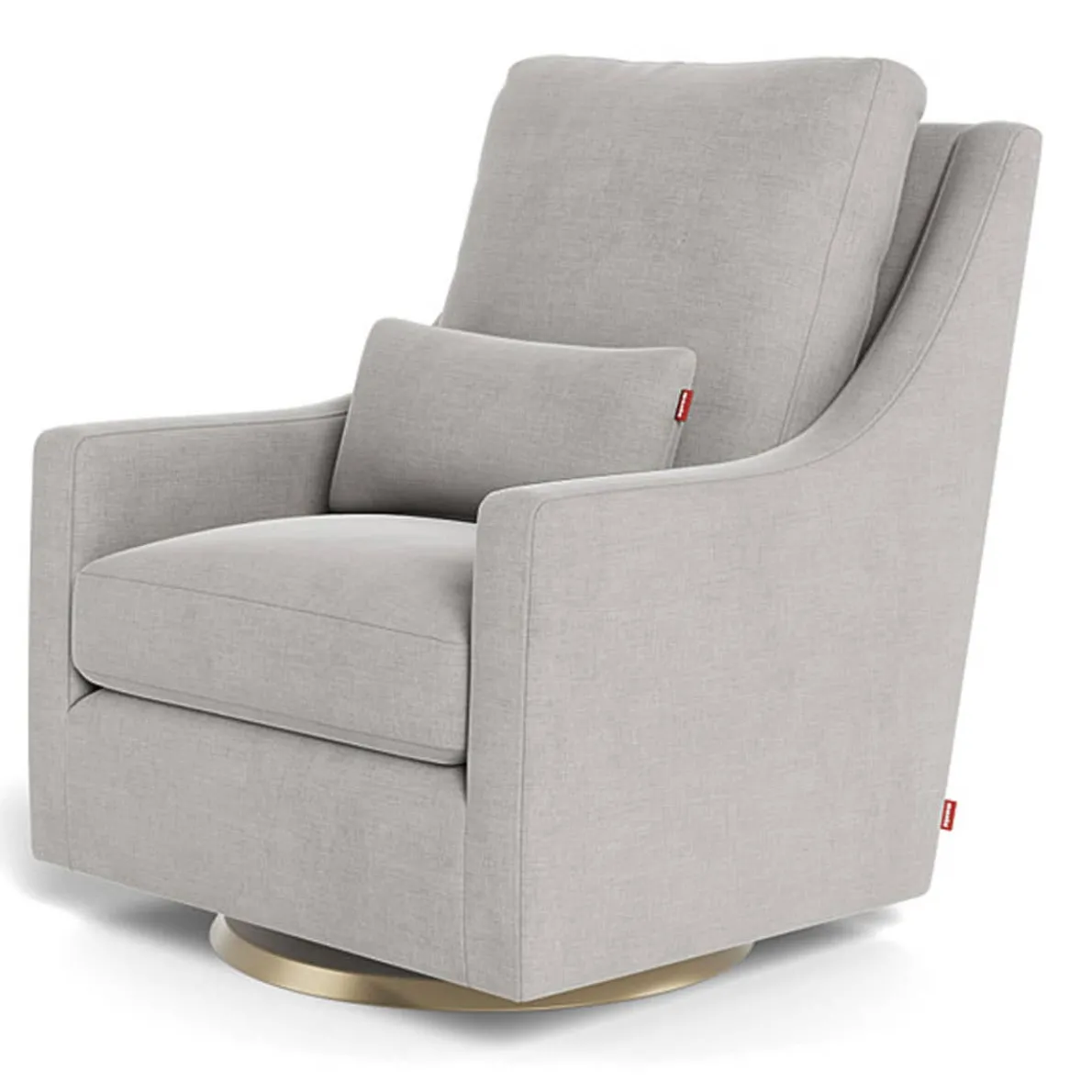 Vera Glider - European Fabric with Swivel Base