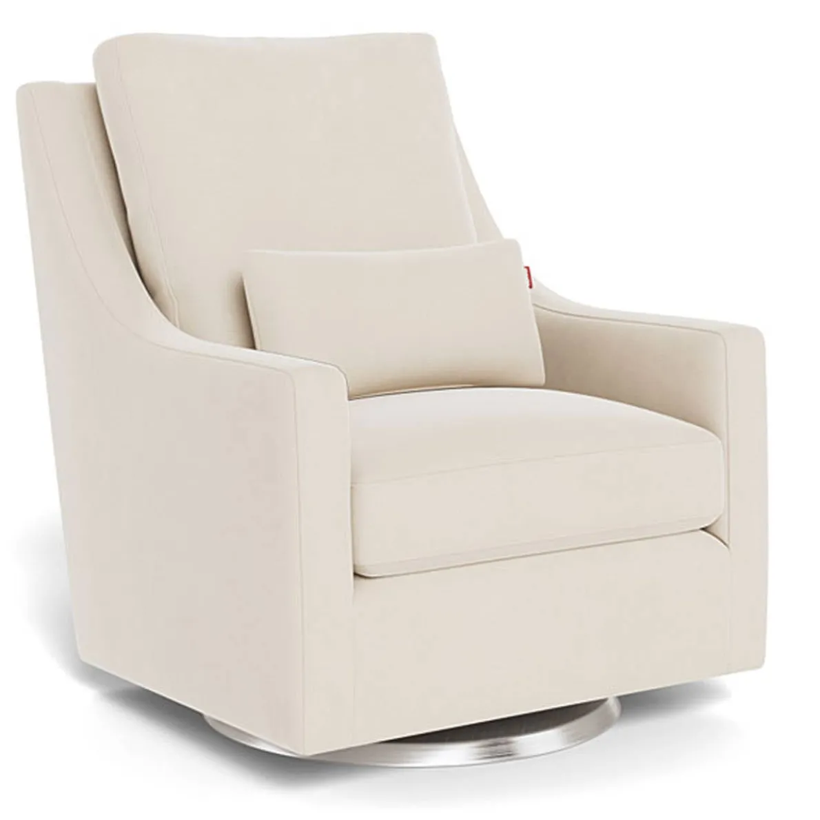 Vera Glider - European Fabric with Swivel Base