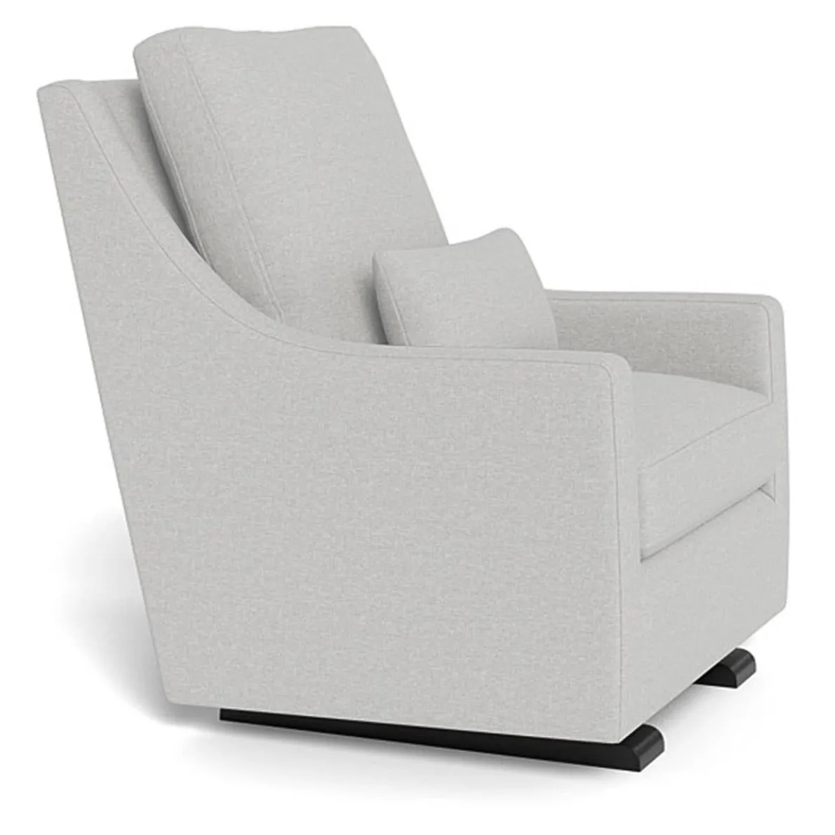 Vera Glider - Fabric with Espresso Base