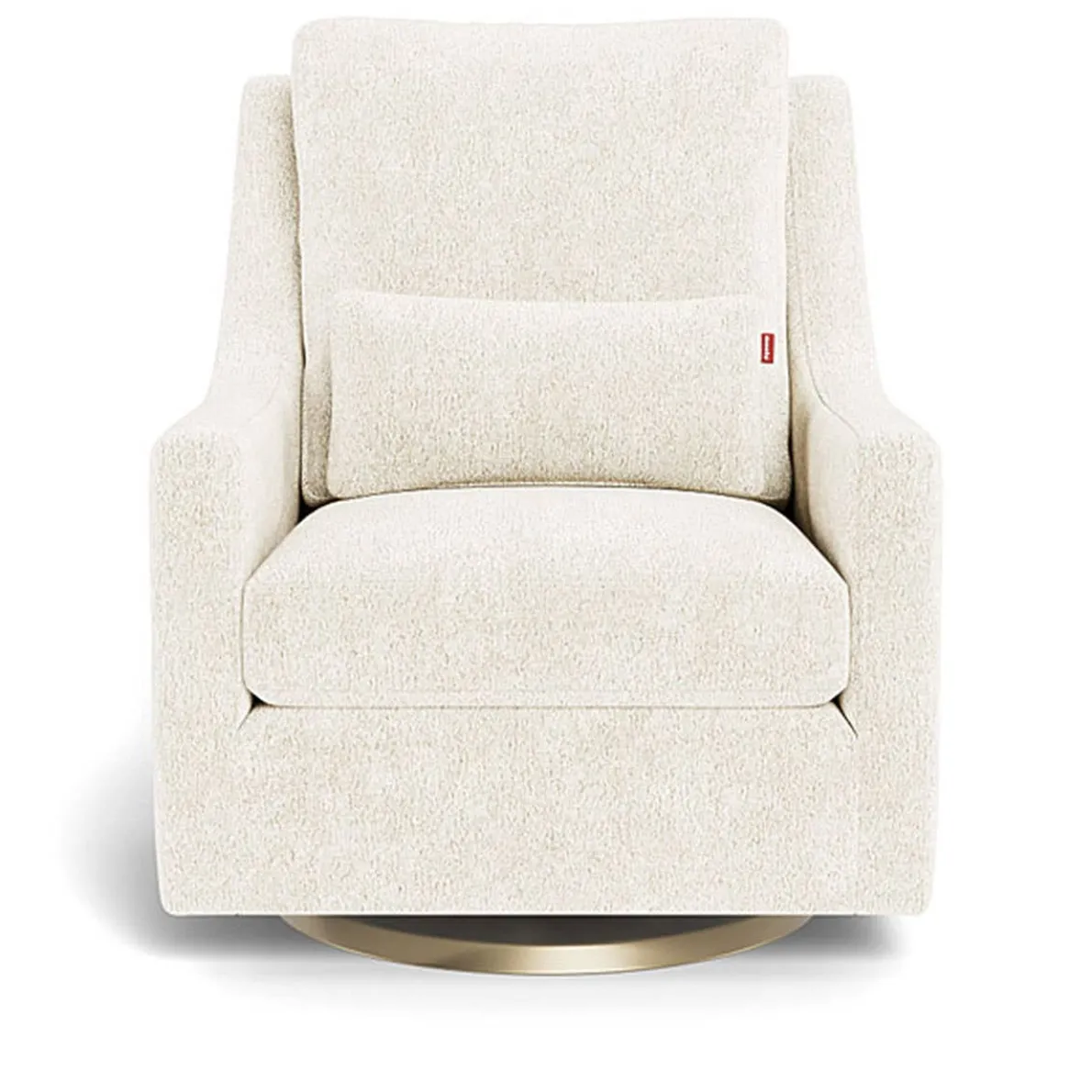 Vera Glider - Faux Sheepskin with Swivel Base