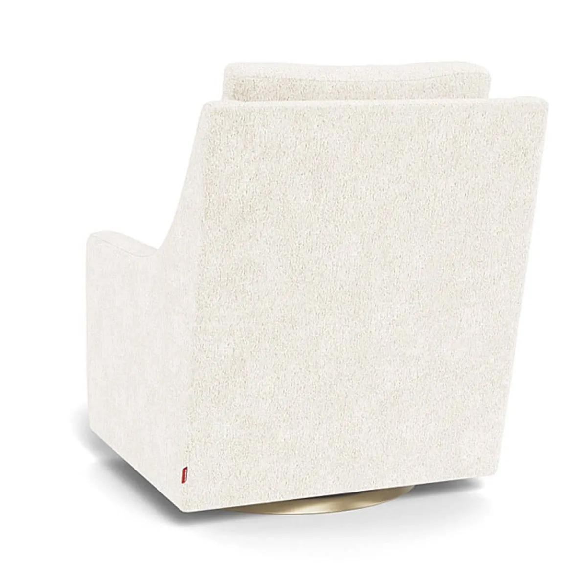 Vera Glider - Faux Sheepskin with Swivel Base