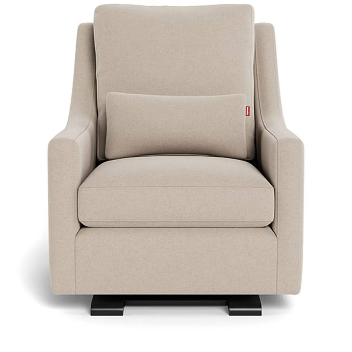 Vera Glider - Wool Fabric with Espresso Base