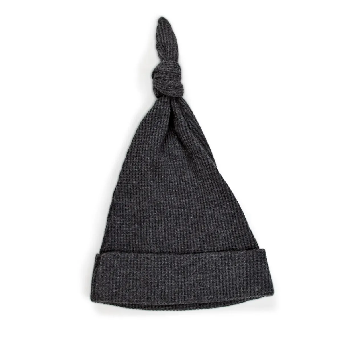Waffle Knit Knotted Hat