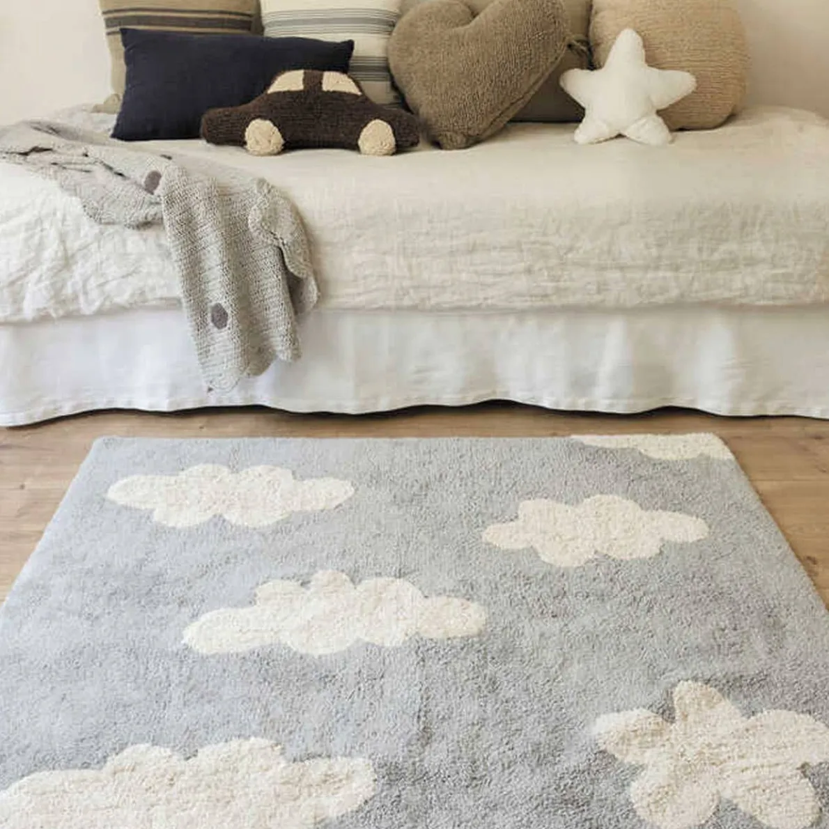 Washable Rug - Clouds