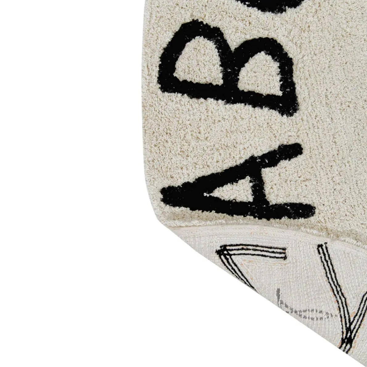 Washable Rug - Round ABC