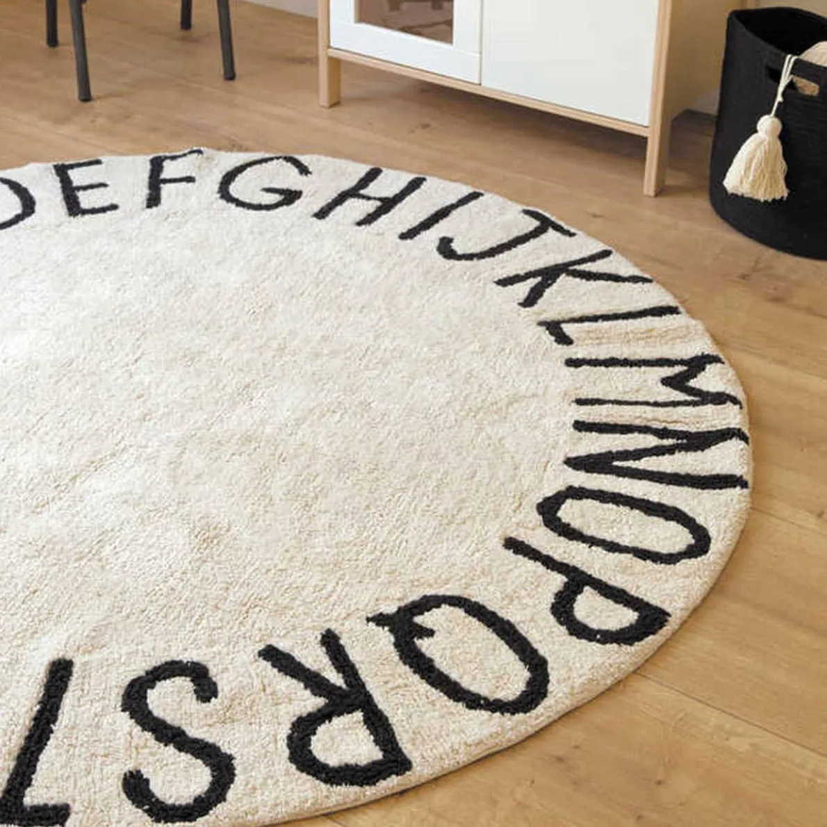 Washable Rug - Round ABC