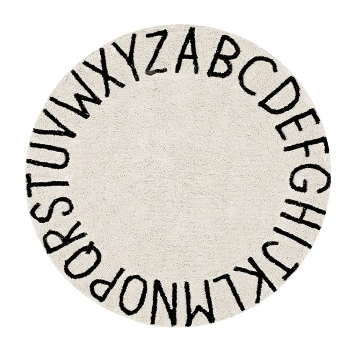 Washable Rug - Round ABC