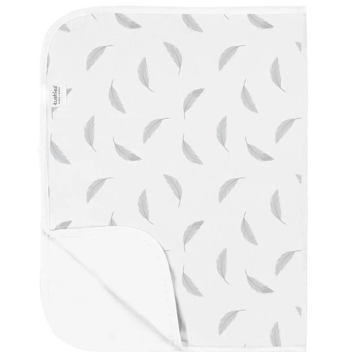 Waterproof Flat Changing Pad Flannel (Grey)