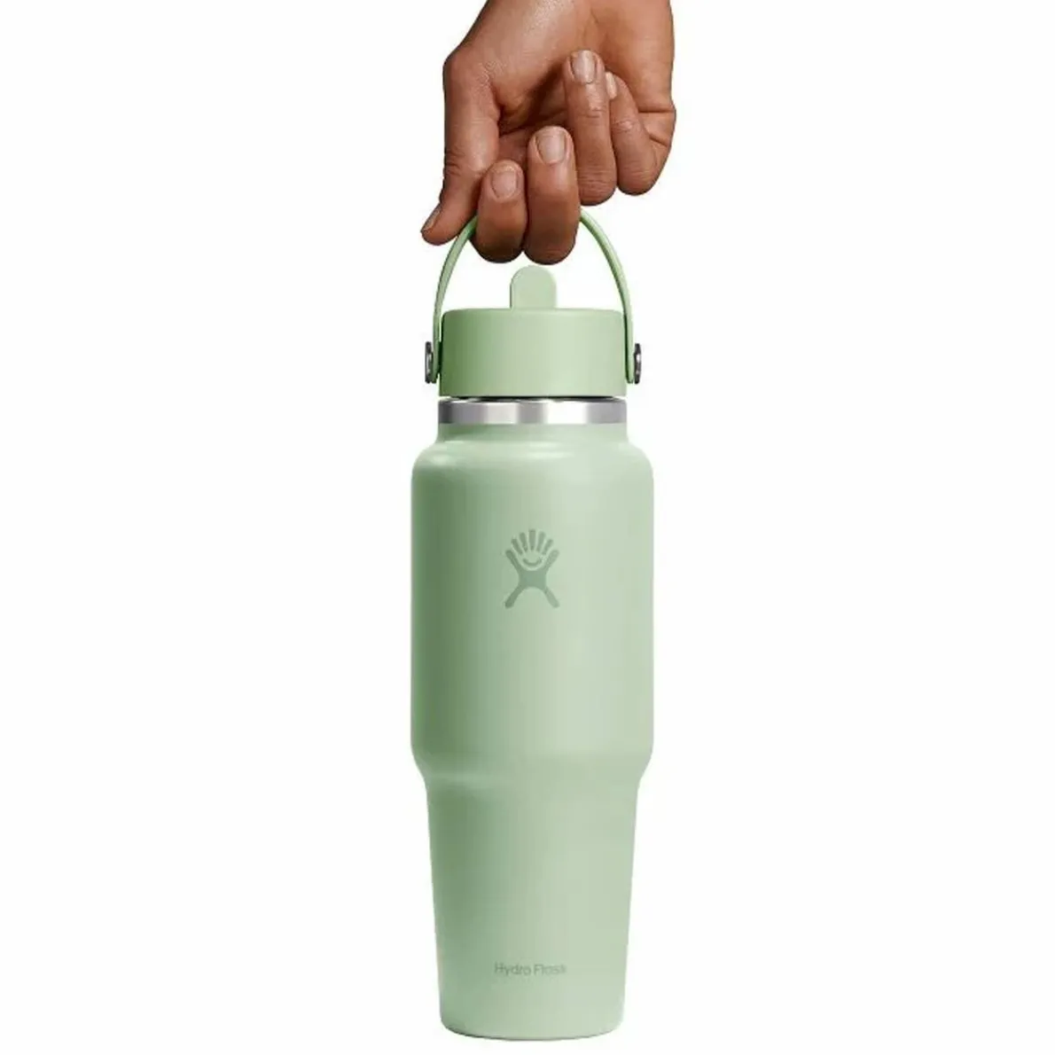 Wide Mouth Flex Straw Travel Bottle (32 oz)