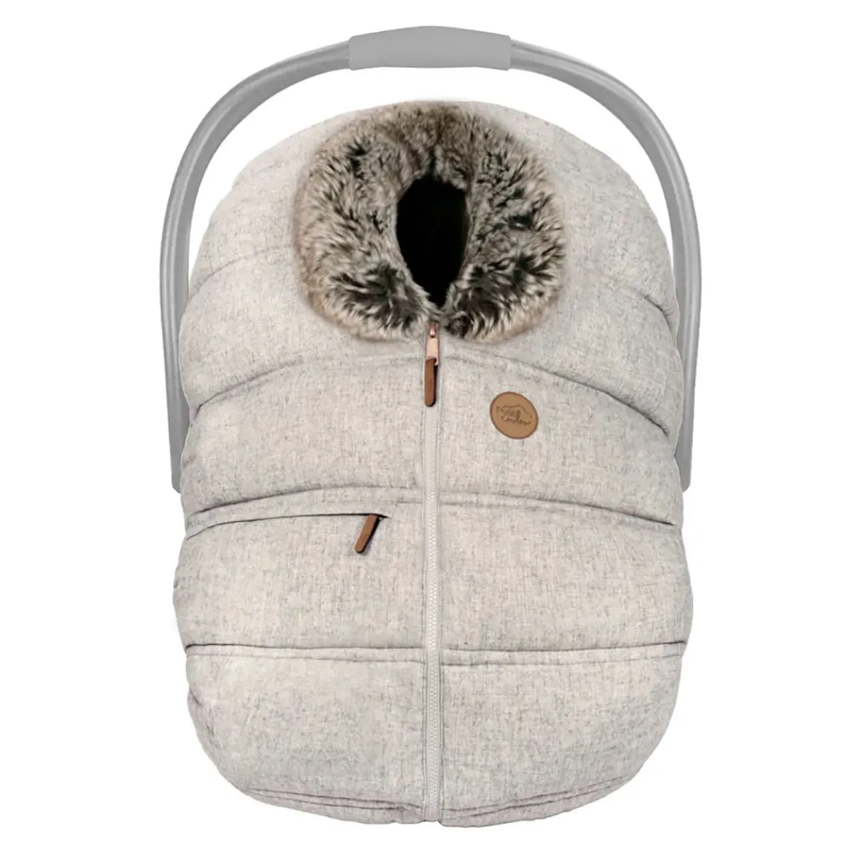 Winter Car Seat Cover (Wool Selenite)