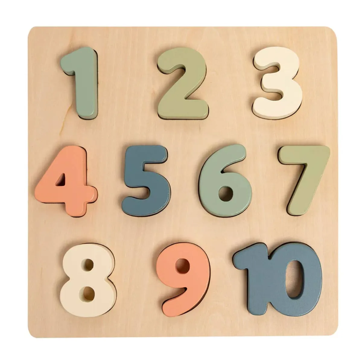Wooden Number Puzzle