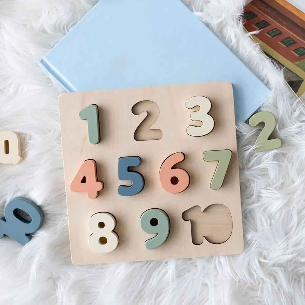 Wooden Number Puzzle