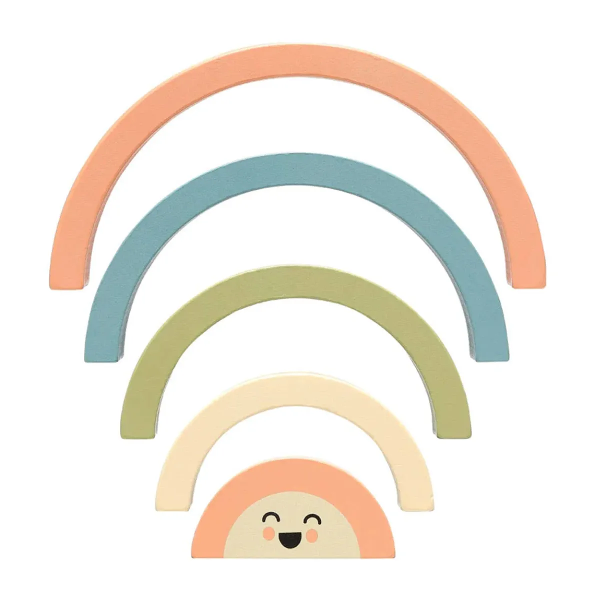 Wooden Rainbow Stacking Toy