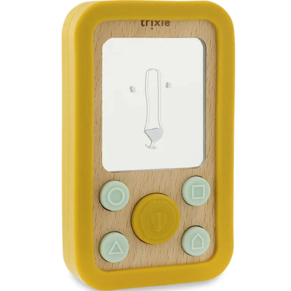 Wooden Silicone Baby Phone