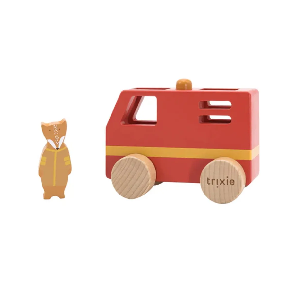 Wooden Small Fire Truck