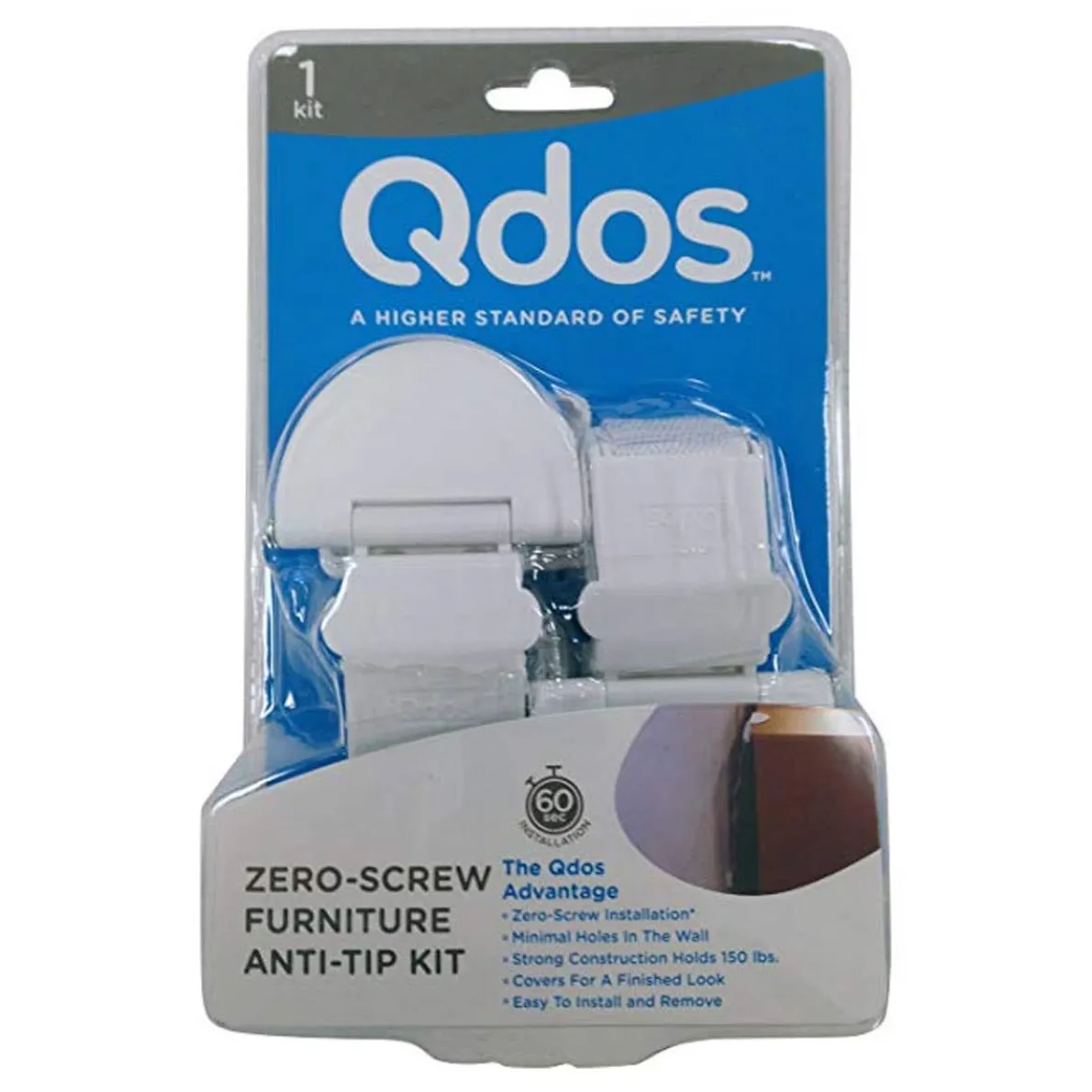 Zero-Screw Furniture Anti-Tip Kit