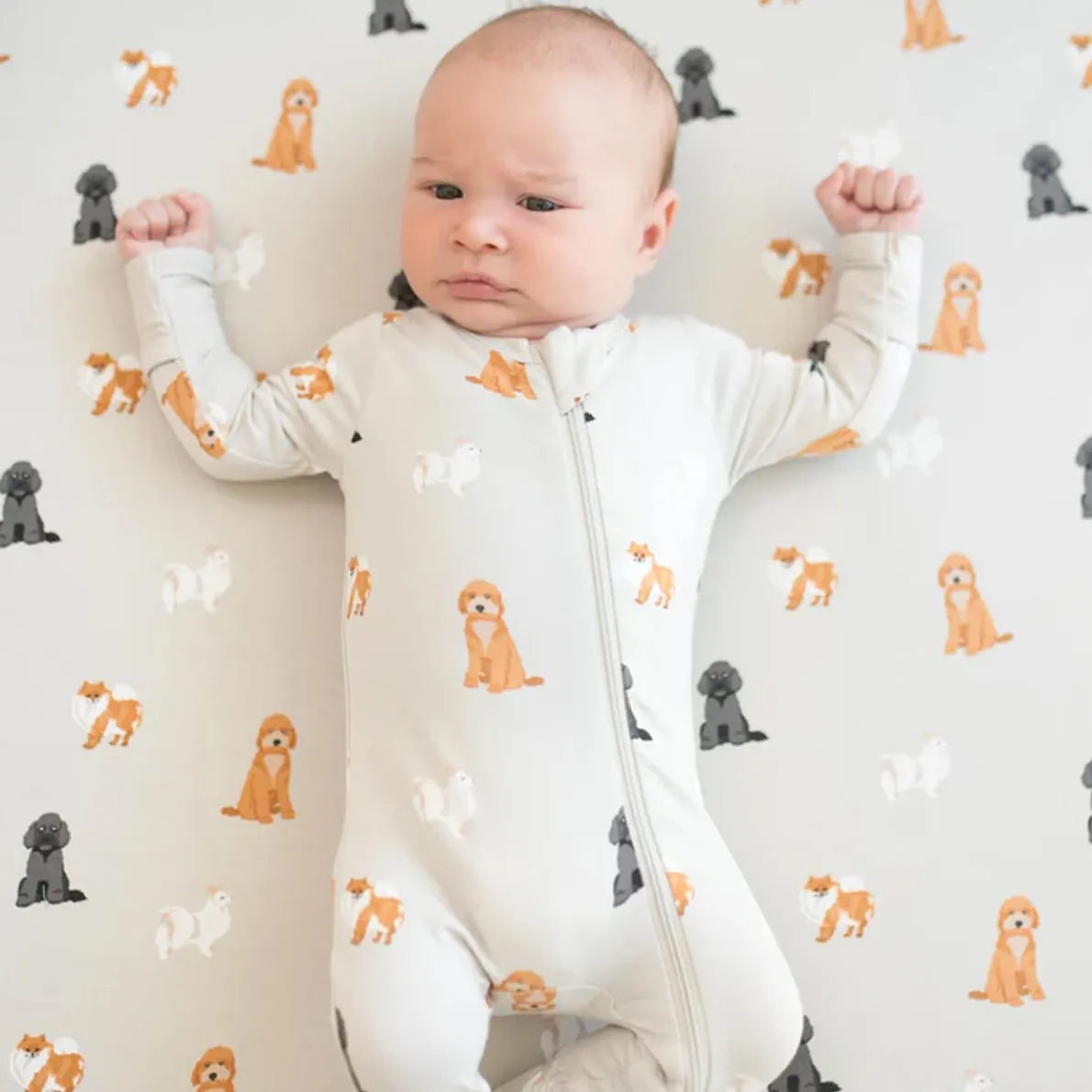 Zippered Footie (Print)