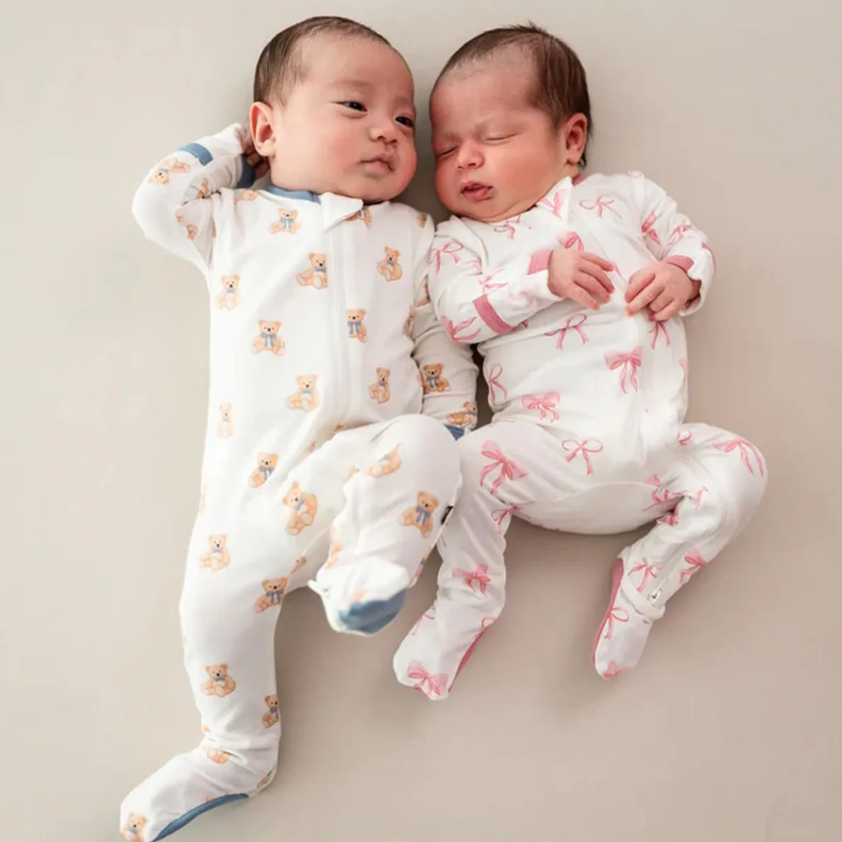 Zippered Footie (Print)