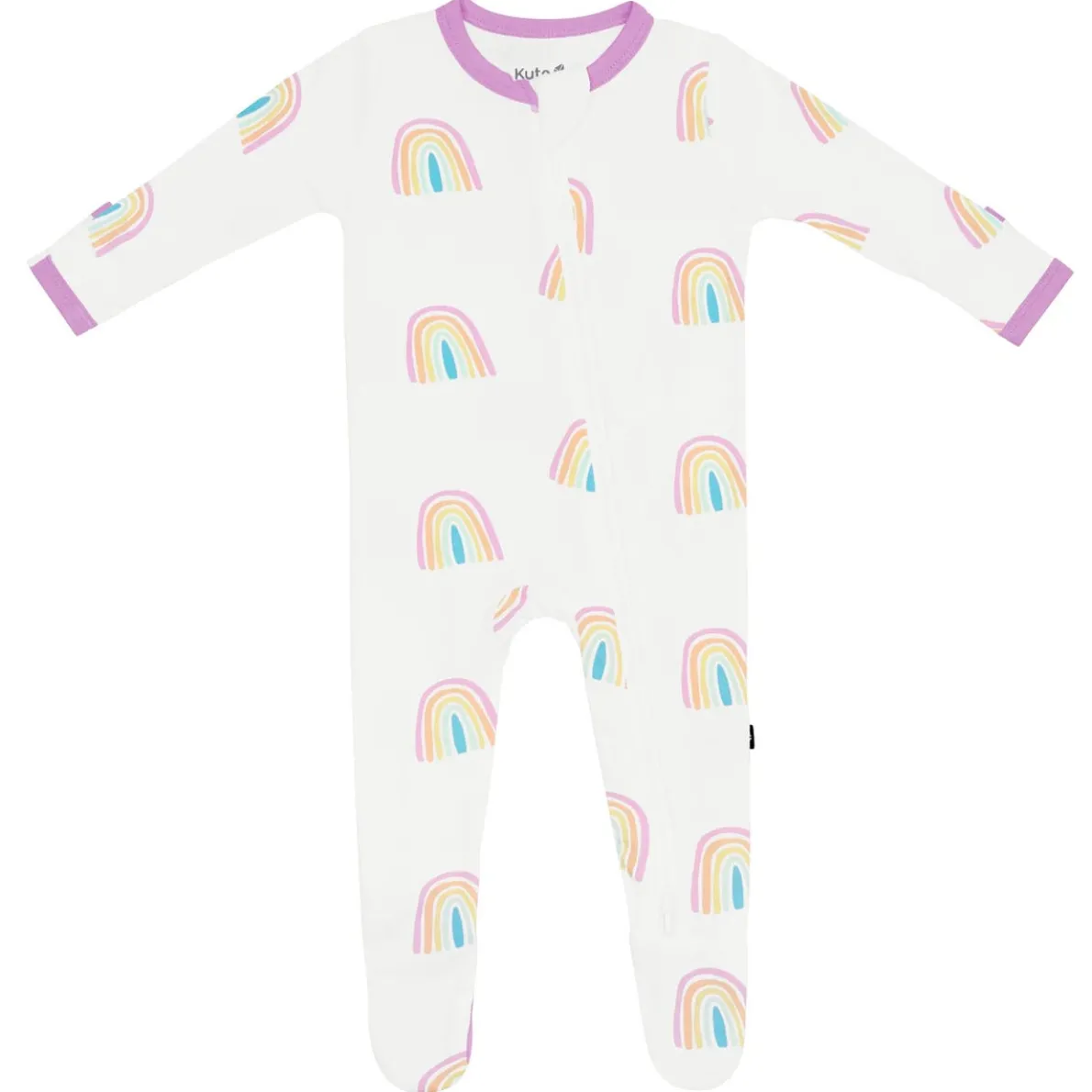 Zippered Footie (Rainbow)
