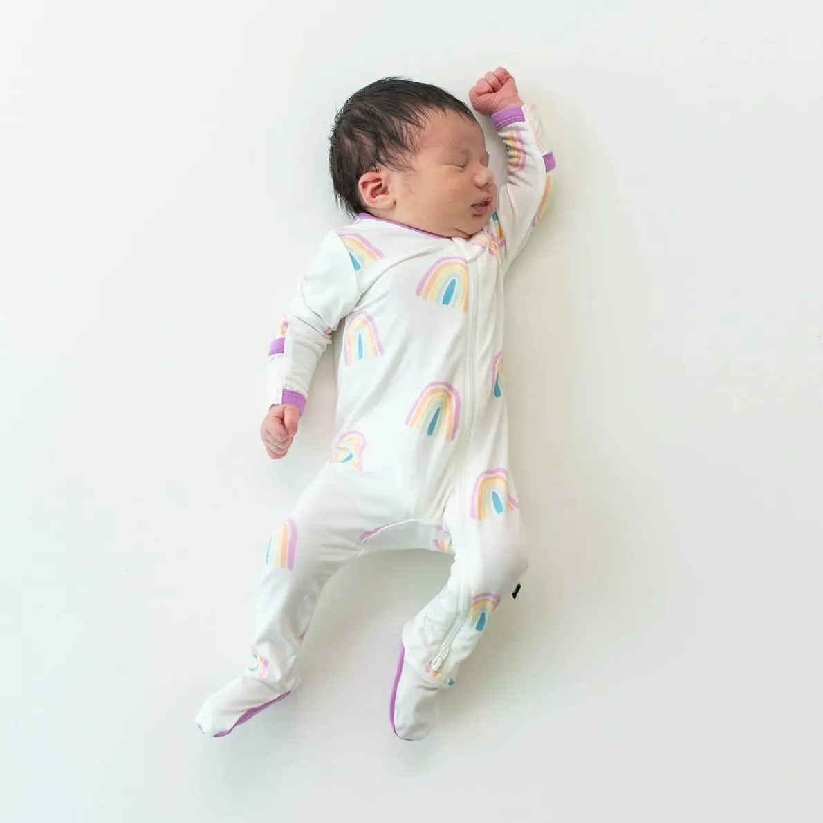 Zippered Footie (Rainbow)