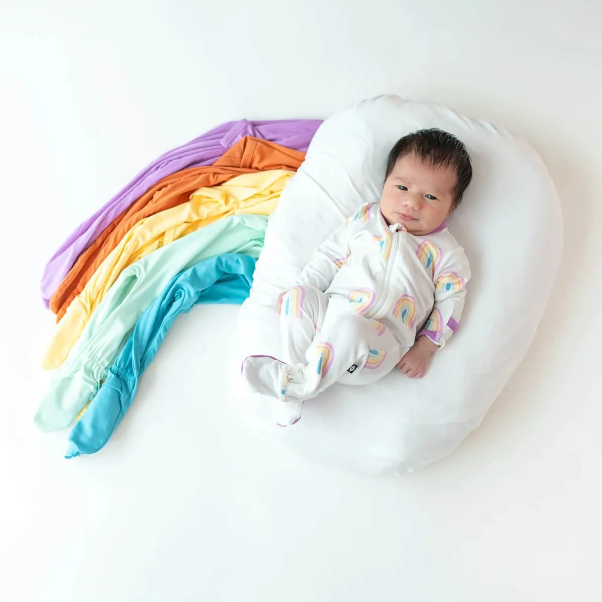 Zippered Footie (Rainbow)