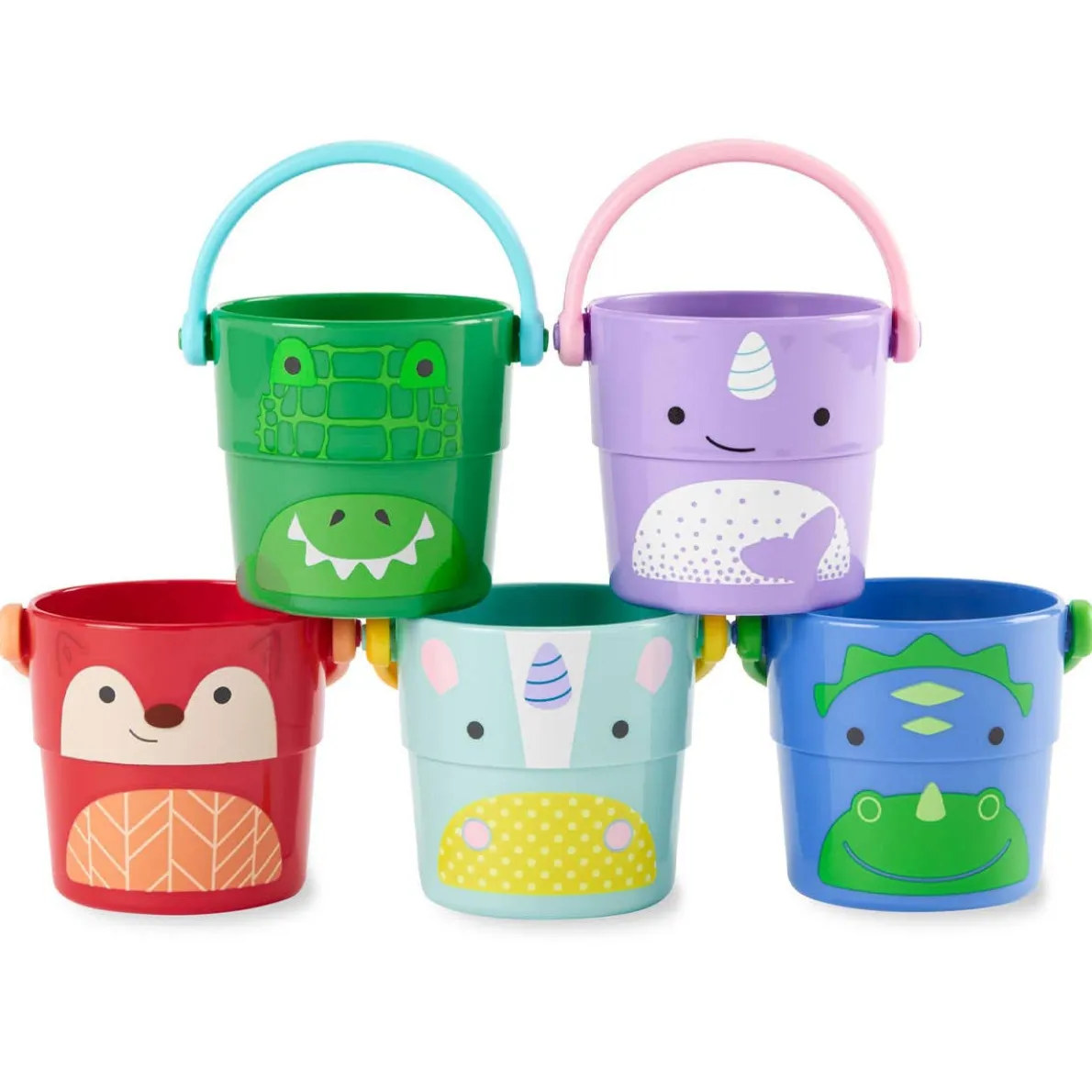 Zoo Stack & Pour Buckets - Multi 2