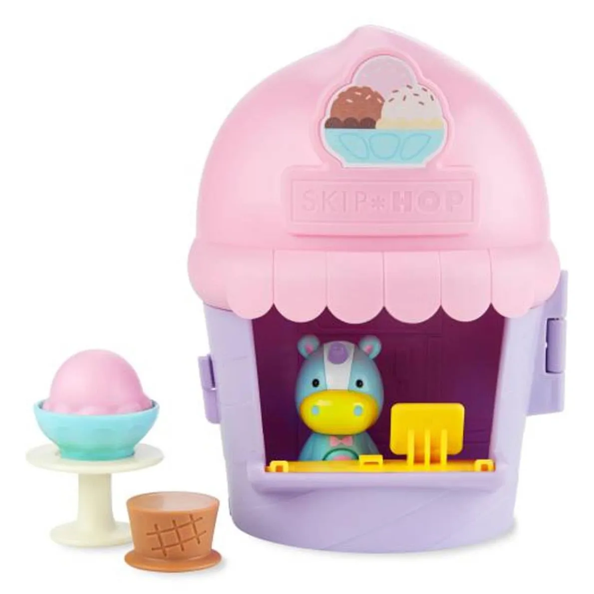 Zoo Unicorn Ice Cream Shoppe Playset