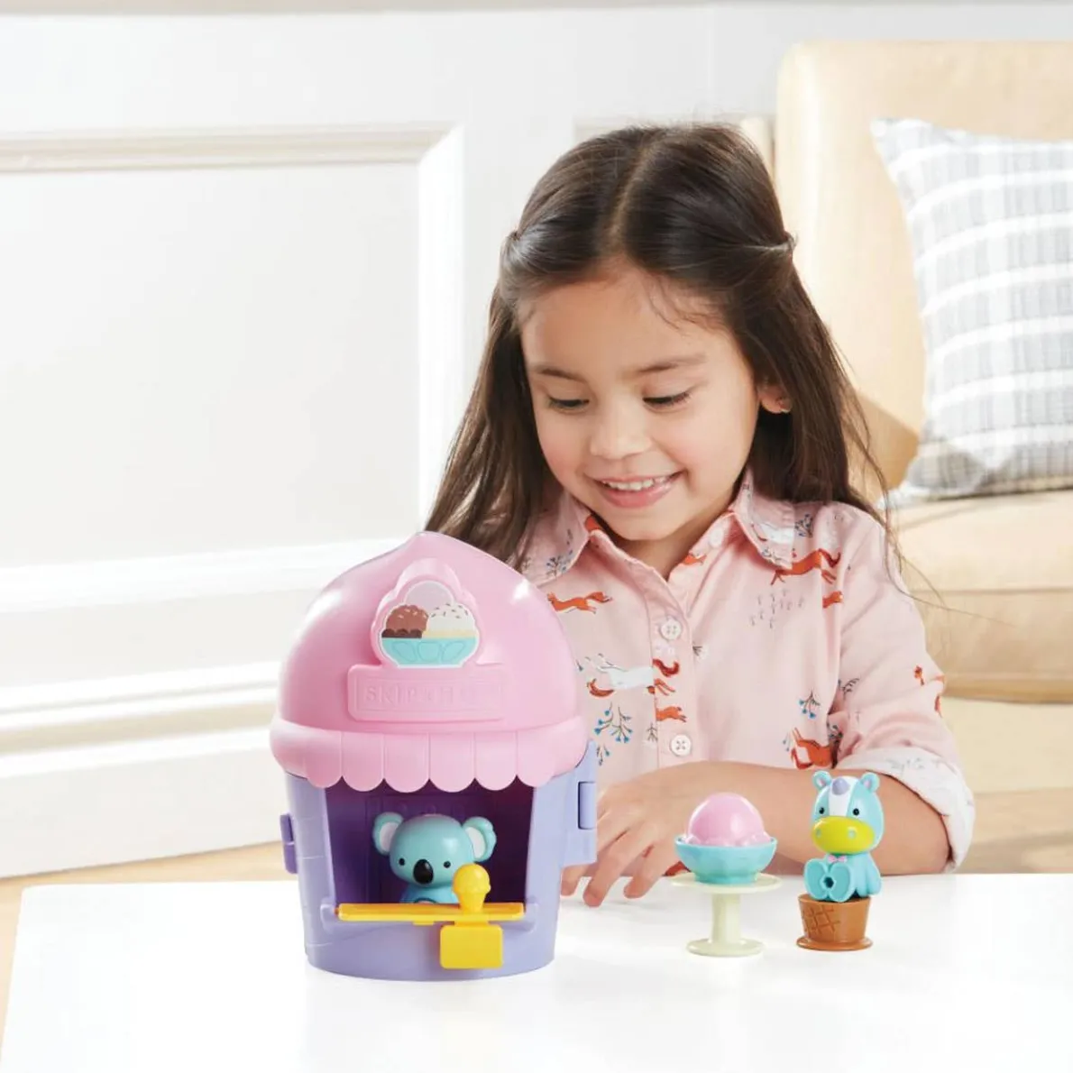 Zoo Unicorn Ice Cream Shoppe Playset